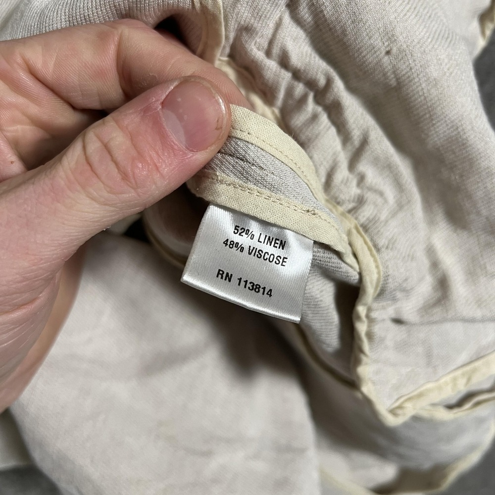Billy Reid Blazer Mens XS White Linen Viscose One Button Sport Coat Made Italy‎ - Picture 11 of 13